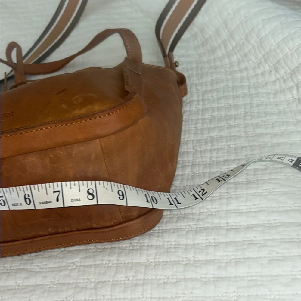 100% real Leather Crossbody Bag - Picture 12 of 15